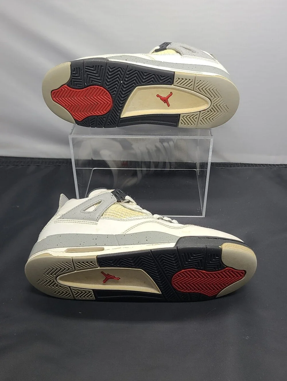 Jordan 4 Retro White Cement kids size 4.5Y